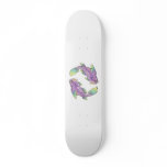 Purple dunkleosteus koi skateboard