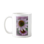 Purple echinacea Emerson Flower Quote mugs