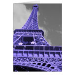 Purple Eiffel Tower cards