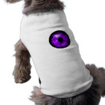 Purple Eye looking graphic, cloudy inside Pet Tshirt