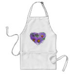 Purple Fall Asters Wildflower Matching Items Aprons