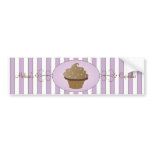 Purple Fancy Cake Bumper Stickers
