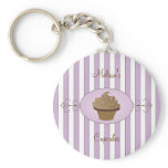 Purple Fancy Cake Key Chain