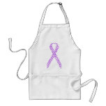 Purple Feet Awareness Ribbon Aprons