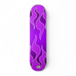 Purple Flame Board Skateboard Deck