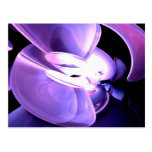 Purple Flare Abstract Postcard