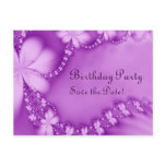 Purple Floral Jewel, Birthday Party