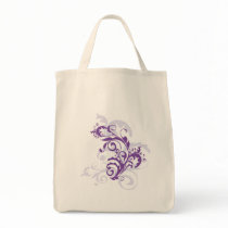 Purple Flourish Bag