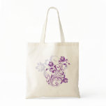 Purple Flourish Bag