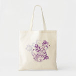 Purple Flourish Bag