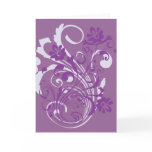 Purple Flourish Card