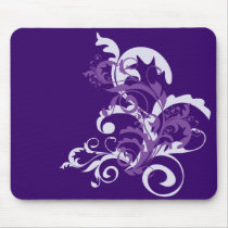 Purple Flourish Mousepad