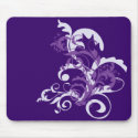 Purple Flourish Mousepad