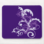 Purple Flourish Mousepad