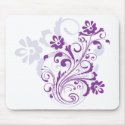 Purple Flourish Mousepad