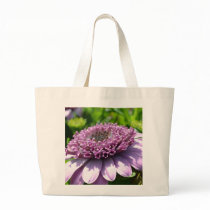 Purple Flower Canvas Bags