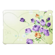 Purple Flower Hearts