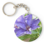 Purple Flower Keychain