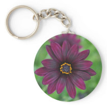 Purple Flower Key Chains