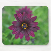 Purple Flower Mouse Pad