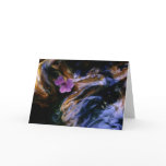Purple Flower on Redwood Burl Cards