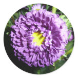 purple flower stickers