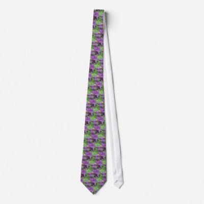 Purple Flower Tie by stranger2315