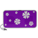 Purple Flower tropical Travel Speaker