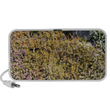 Purple Flowering Plant in a rocky landscape iPod Speakers