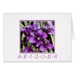 purple flowers arizona card