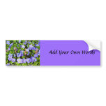 Purple Flowers bumper stickers