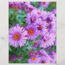 Purple Flowers Flyer