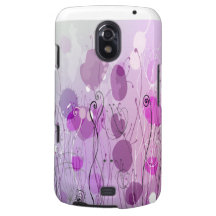 Purple Flowers Galaxy Nexus Case
