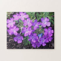 Purple Flowers of plenty puzzles