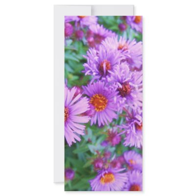 Purple Flowers Rack Card Design by Bro_Jones