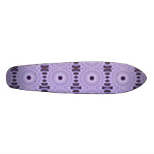 Purple Flowers Skate Decks