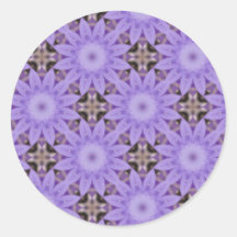Purple Flowers Sticker