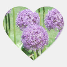 Purple Flowers Stickers