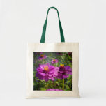 Purple flowers tote bag
