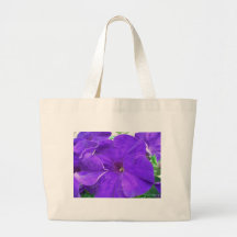 Purple Flowers Tote Bags
