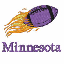 Purple Football with Custom Text