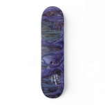 Purple forest skate deck skateboards