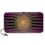 Purple fractal doodle speaker