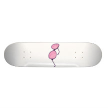 purple frame pink lenses beach sunglasses.png skate deck