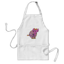 purple fruity elephant aprons