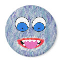 Purple Fuzz Monster Magnets