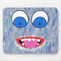 Purple Fuzz Monster Mousepads