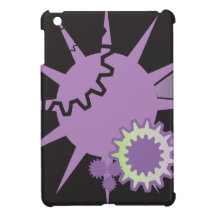 Purple Gears iPad Mini Cover