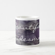 Purple Gems Beautiful Bridesmaid Thank You Mug