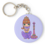 Purple Genie Keychain